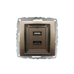 Vito MN-500-002305-203 DESPINA Механизъм USB + TYPE C зарядно Бронз