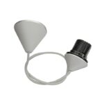 Vito 7300205 E27 LAMPHOLDER WITH CABLE. ROSETE & TERMINAL GRAY