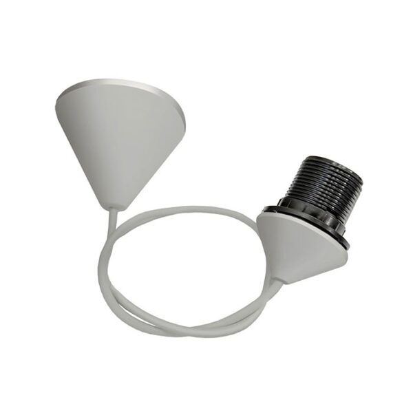 Vito 7300205 E27 LAMPHOLDER WITH CABLE. ROSETE & TERMINAL GRAY