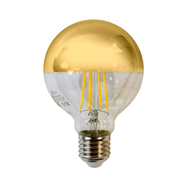ekzf7810a.jpg Milagro EKZF7810 LED крушка с нажежаема жичка 5W G80 E27 ЗЛАТЕН Цвят: Топъл