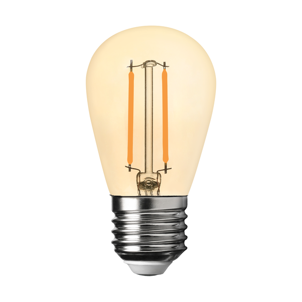 ekzf8262a.png Milagro EKZF8262 LED крушка с нажежаема жичка 1W ST45 E27 2700K кехлибар