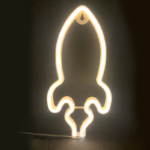 ACA Lighting F04001320 ROCKET – 87 неонови LED бат. (3×AA) USB топла светлина IP20 13.5×2×27см