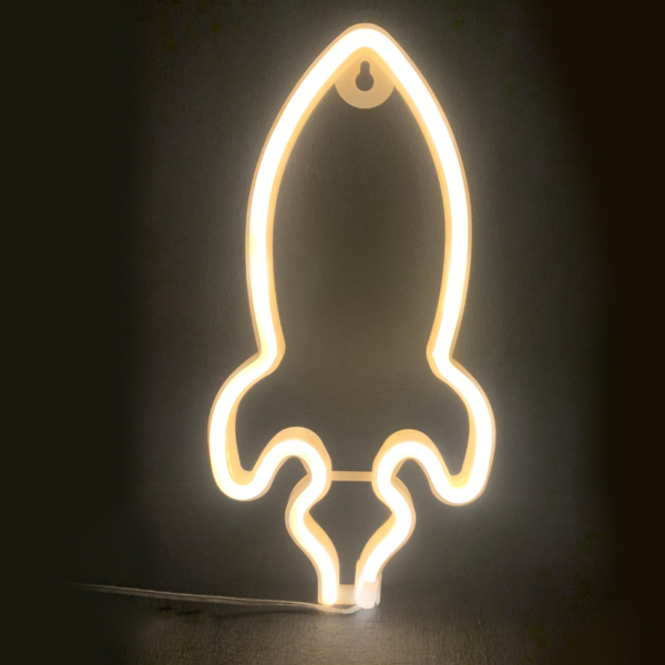 ACA Lighting F04001320 ROCKET – 87 неонови LED бат. (3×AA) USB топла светлина IP20 13.5×2×27см