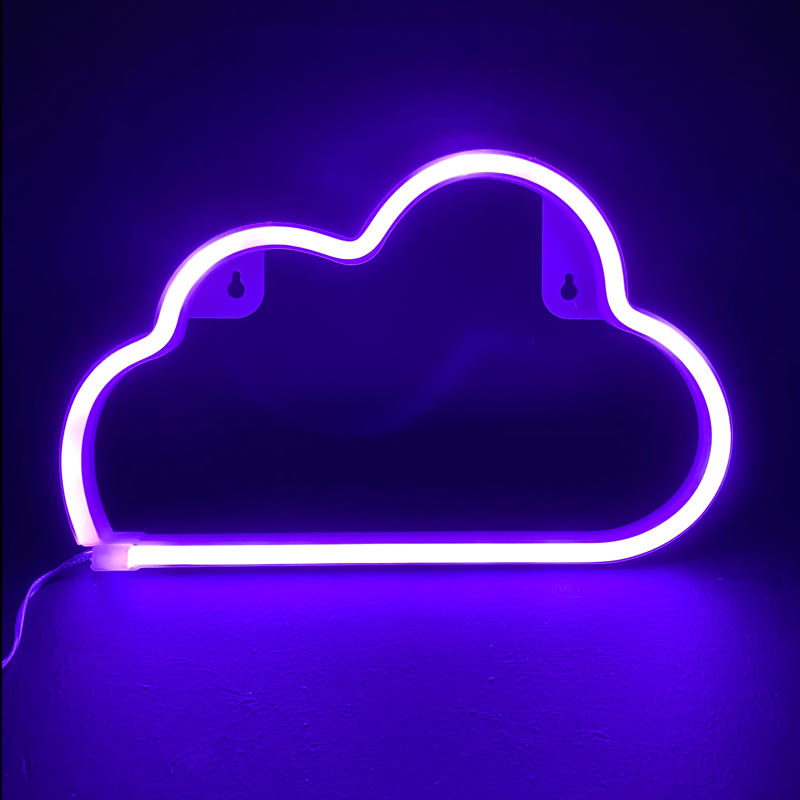 f04008316.png ACA Lighting X04488316 CLOUD – 48 неонови LED бат. 3×AA USB лилав IP20 29.5×2×18.5см