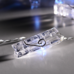 ACA Lighting FCLIP10W2A Пластмасови щипки – 10 LED батерии 3×AA студена светлина IP20 135 + 30см прозрачен кабел