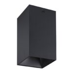 Vito 2026940 LED Спот Осветително Тяло FINO-S GU10 14x8cm Черно с Черен Рефлектор