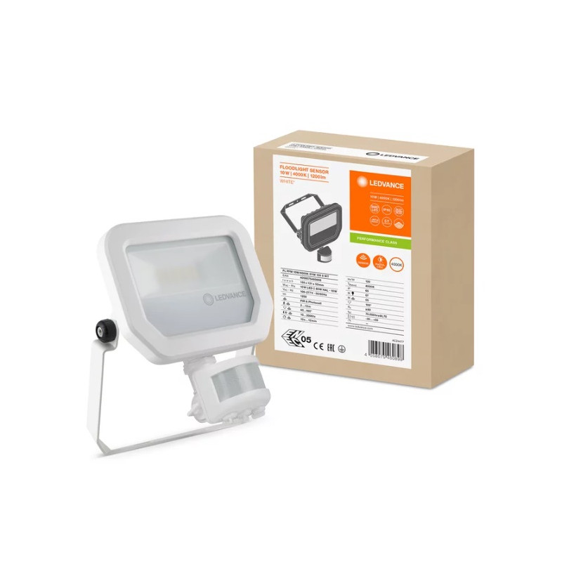 fl-pfm-10w-4000-k-sym-100-sensor-wt.jpg Ledvance 4058075460898 LED ПРОЖЕКТОР СЪС СЕНЗОР FL PFM 10W / 4000 K SYM 100 SENSOR WT