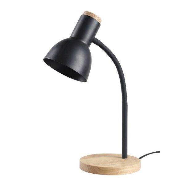 Vito 5301620 HOME&OFFICE DESK LAMP JOLLY E27 BLACK WOOD BASE WITHOUT BULB