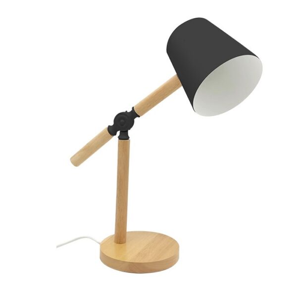 Vito 5301640 HOME&OFFICE DESK LAMP PINOCCHIO E27 BLACK WOOD BASE WITHOUT BULB