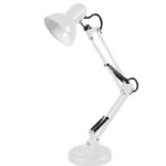 Vito 5301670 HOME&OFFICE DESK LAMP PIXXAR E27 WHITE METAL BASE+CLAMP WITHOUT BULB
