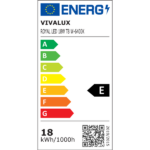 Vivalux VIV004554 LED тръба ROYAL LED 18W 2000lm T8 1200mm G13 6400K