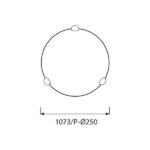 Vivalux VIV002822 Плафониера PRIMA/P 1073/P Ø250 мм