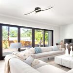 Vivalux VIV005037 LED плафон RIVER LED 12W черен 4000K