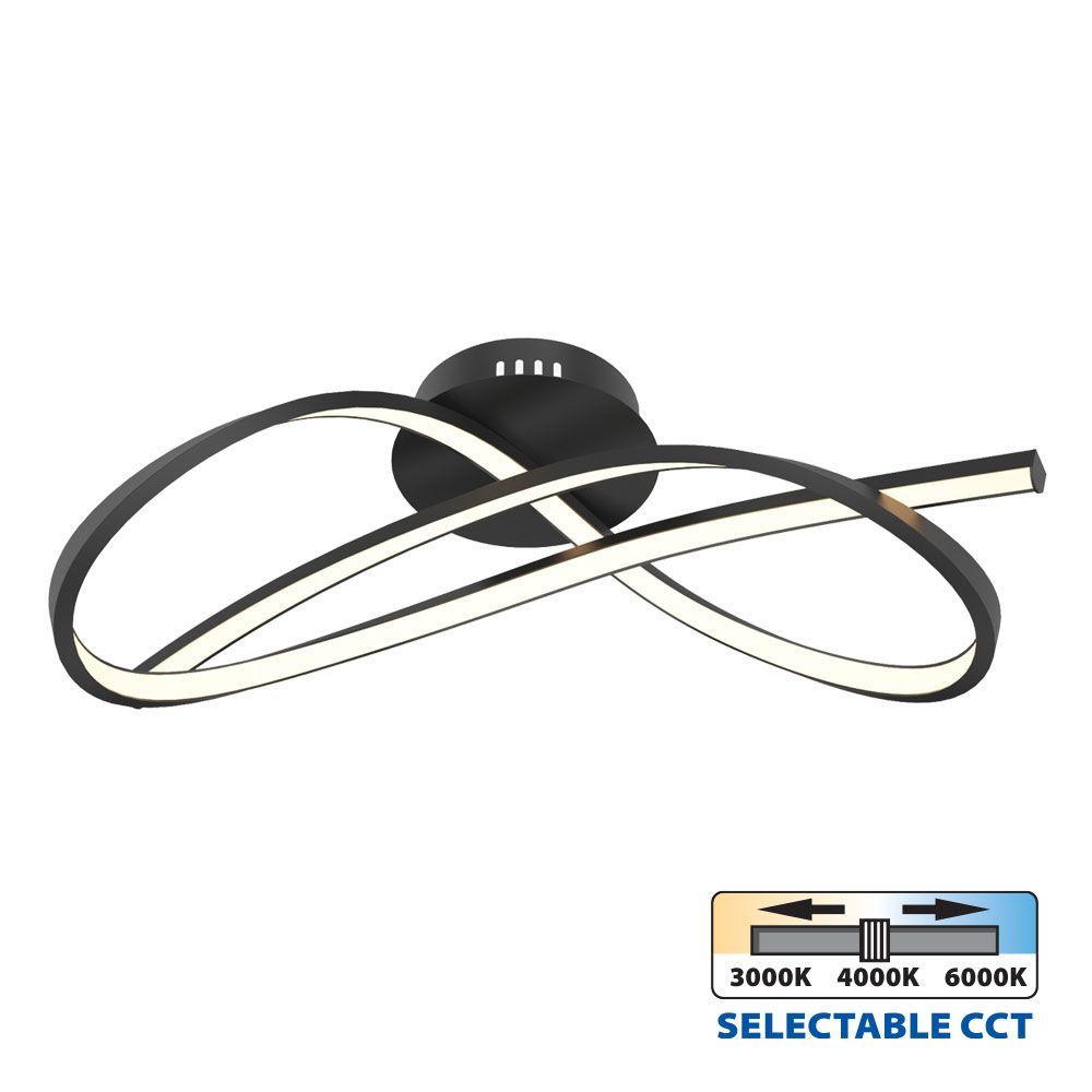 image-product-28dff429-004862-00.jpg Vivalux VIV004862 LED плафон MIRAGE LED 33W черно CCT-switch 3000-4000-6000K