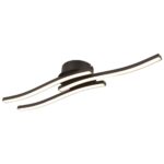 Vivalux VIV005038 LED плафон RIVER LED 18W черен 4000K