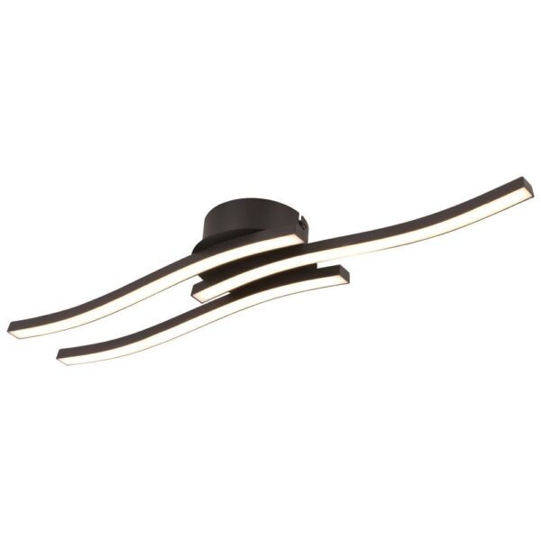 Vivalux VIV005038 LED плафон RIVER LED 18W черен 4000K