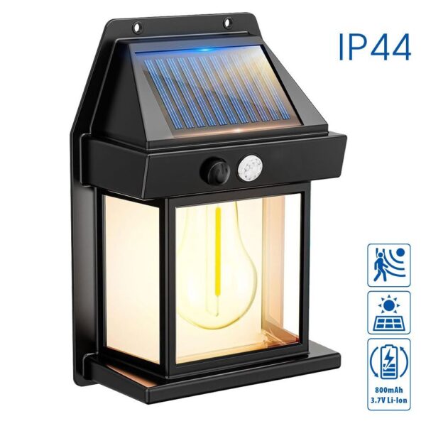 Vivalux VIV005145 Соларно фасадно LED тяло със сензор CABANA SOLAR LED∙ PIR 3000K IP44