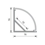 Vivalux VIV003755 Алуминиев профил за LED ленти PROFILE A 2M KIT