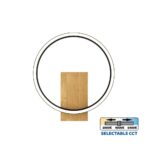 Vivalux VIV005157 LED аплик MATTEO LED 12W черно+дърво CCT 3000-4000-6400K