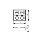 Vivalux VIV003718 Свързващ елемент за LED ленти CONNECTOR 8 mm SMD3528 MIDDLE