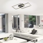 Vivalux VIV005034 LED плафон SONOMA LED RC2 20W черен 4000K