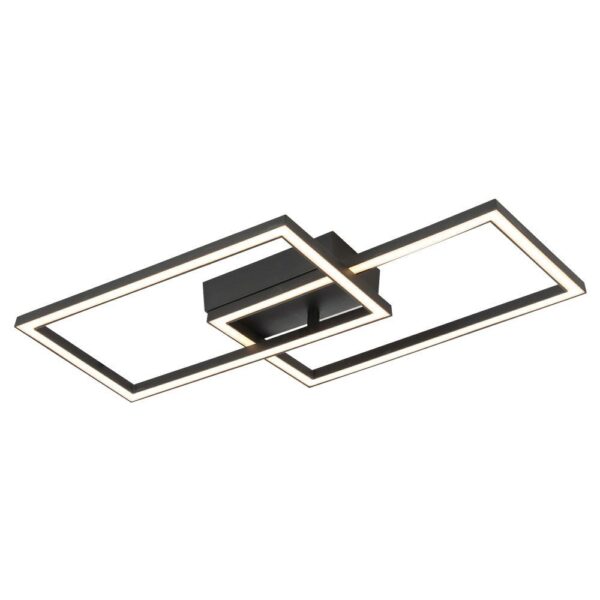 Vivalux VIV005034 LED плафон SONOMA LED RC2 20W черен 4000K