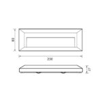 Vivalux VIV003666 LED осветително тяло RINO LED RC 35W DR/GR 4000K IP65
