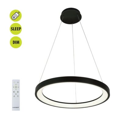 Vivalux VIV005256 LED полилей ALEXA-P LED 55W черно CCT 3000-6000K