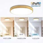 Vivalux VIV005202 LED плафониера LUKA LED 45W злато CCT-switch 3000K-4000K-6400K