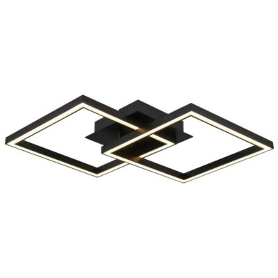 Vivalux VIV005033 LED плафон SONOMA LED SQ2 20W черен 4000K