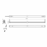 Vivalux VIV003545 LED осветително тяло GOLF LED T8 18W 4000K