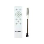 Vivalux VIV005246 Мини монохромен радиочестотен LED контролер RF12 DC 12-24V 28 работни режима