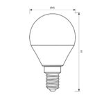 Vivalux VIV005131 LED лампа CAMEO LED 5W 470lm E14 6400K
