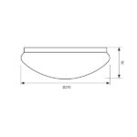 Vivalux VIV003426 LED плафониера CHIARA LED 10W 4000K