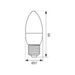 Vivalux VIV005120 LED лампа CAMEO LED 5W 470lm E27 3000K