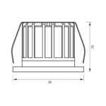 Vivalux VIV005079 LED луна OMIX LED 3W 270lm черна 4000K