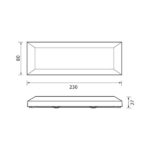 Vivalux VIV003662 LED осветително тяло ALVIA LED RC 4W DR/GR 4000K IP65