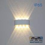 Vivalux VIV004823 LED осветително тяло ARUBA LED 8W бял CCT-switch 3000K-4000K-6400K IP65