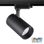 Vivalux VIV005206 LED прожектор за релсов монтаж TRANCE LED 30W 2100lm черен CCT-switch 3000K-4000K-6400K