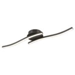 Vivalux VIV005037 LED плафон RIVER LED 12W черен 4000K