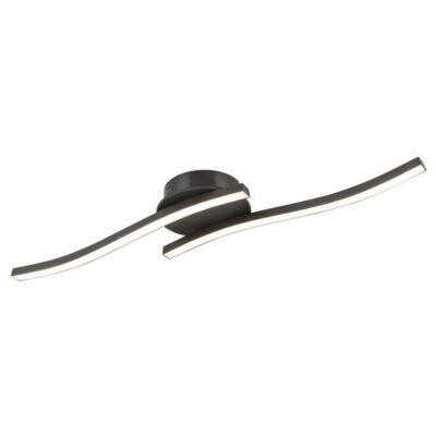 Vivalux VIV005037 LED плафон RIVER LED 12W черен 4000K