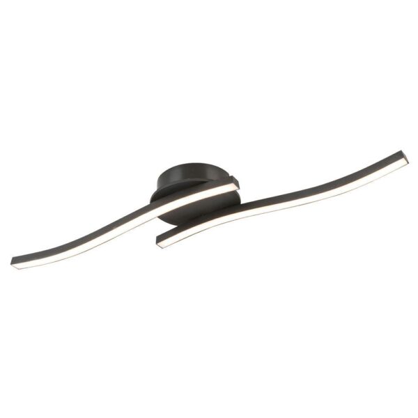 Vivalux VIV005037 LED плафон RIVER LED 12W черен 4000K