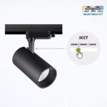 Vivalux VIV005206 LED прожектор за релсов монтаж TRANCE LED 30W 2100lm черен CCT-switch 3000K-4000K-6400K