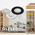 Vivalux VIV004977 Мебелна LED луна OLI LED 2W бяла 4000K IP44
