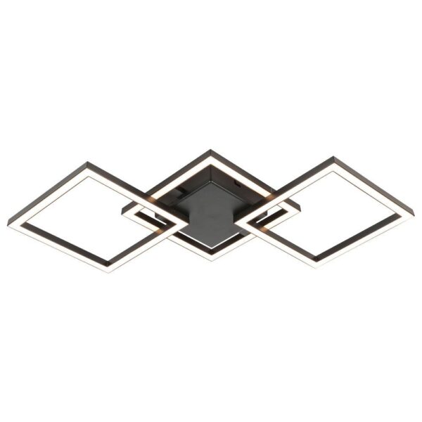 Vivalux VIV005036 LED плафон SONOMA LED SQ3 24W черен 4000K