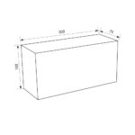 Vivalux VIV005150 Фасаден LED аплик DUBLIN 8W бял/черен 4000K IP65
