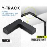 Vivalux VIV005248 Електрически конектор Y-Track подвижен ъгъл за SLIM25