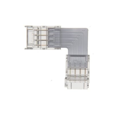 Vito 5520362 LED КОНЕКТОР ЗА ЛЕНТА CONRC10 10MM-RGB L-SHAPE ПРОЗРАЧЕН 2 БР./ПАКЕТ ЗА SMD LED ЛЕНТИ