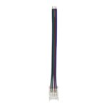 Vito 5520342 LED КОНЕКТОР ЗА ЛЕНТА CONR10 10MM-RGB С 10CM КАБЕЛ ПРОЗРАЧЕН 2 БР./ПАКЕТ ЗА SMD LED ЛЕНТИ