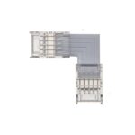Vito 5520382 LED КОНЕКТОР ЗА ЛЕНТА CONRCW10 10MM-RGBW L-SHAPE ПРОЗРАЧЕН 2 БР./ПАКЕТ ЗА SMD LED ЛЕНТИ